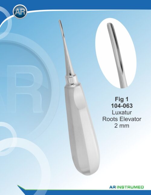 Wurzelheber, Fig 1 Luxator 2 mm