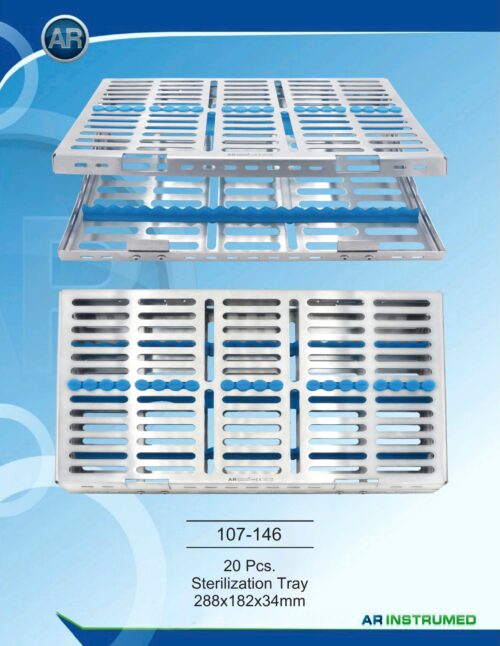 Edelstahltrays ( Kassetten Halten ) 288x182x34 mm