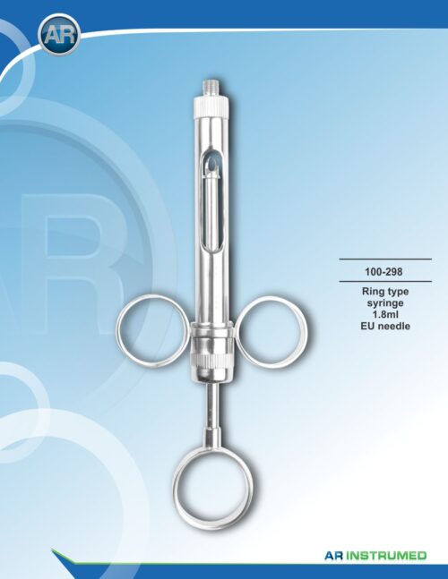 Zylinder-Ampullen-Spritze Ring Form