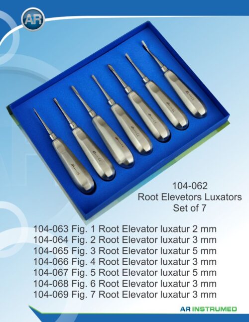 Wurzelheber Luxationen Set aus 7