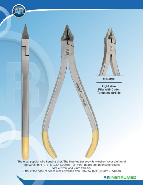 Light Wire bending Plier with Cutter Tungstenkarbideinsätze, Hartmetall