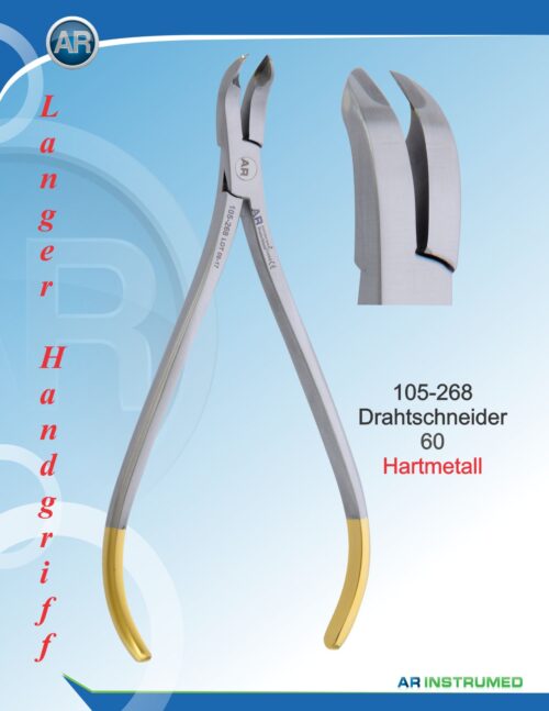 Drahtschneider 60° Tungstenkarbideinsätze, Hartmetall