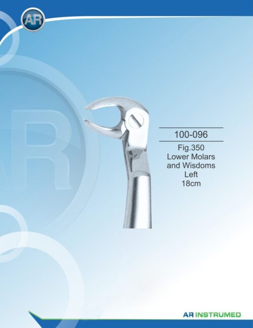 Zahnzange Fig.350 Lower Molars and Wisdoms Left 18cm