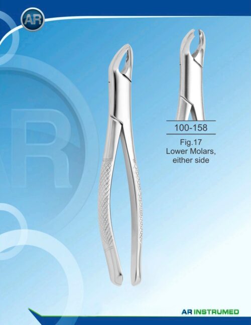 Zahnzange (American Pattern) Fig.17 Lower Molars, either side