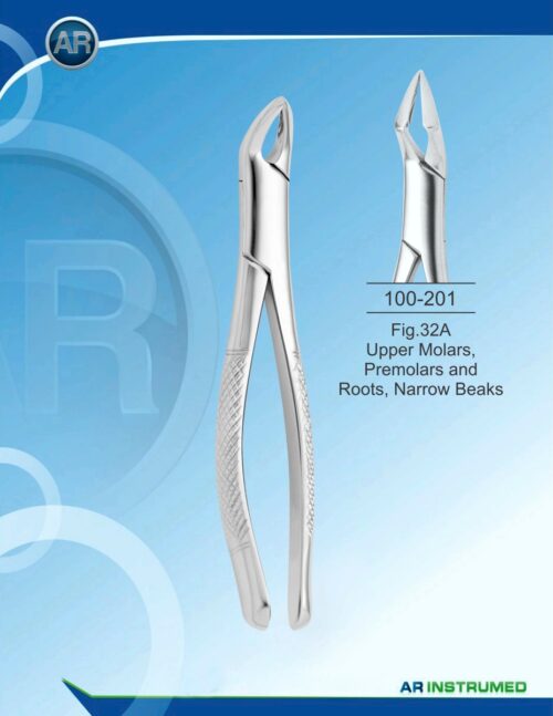 Zahnzange (American Pattern) Fig.32A Upper Molars, Premolars and Roots, Narrow Beaks