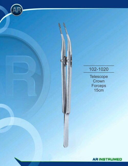 Telescope Crown Forceps 15cm