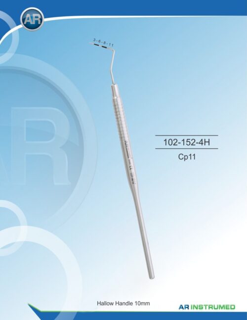 Parodontialsonden CP11 Hohl Griff 10mm