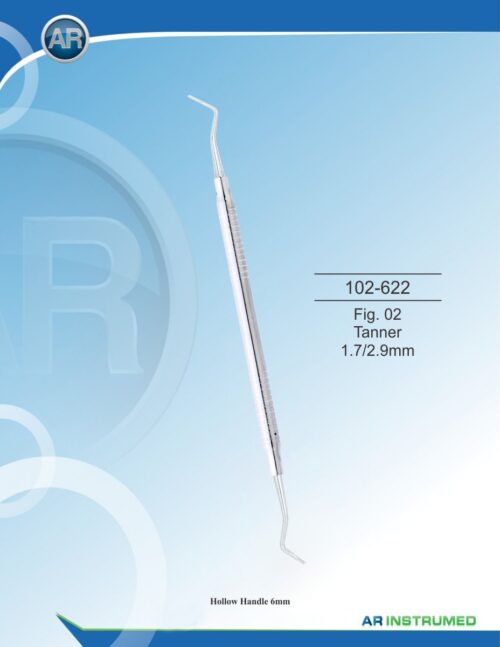 Fullungsinstrumente Fig. 02 Tanner 1.7/2.9mm Hohl Griff 6mm