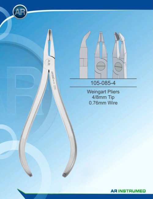 Kieferorthopädie Zangen Weingart Pliers 4/8mm Tip 0.76mm Wire