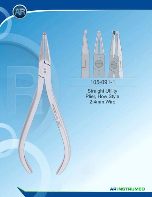 Kieferorthopädie Zangen Straight Utility Plier, How Style 2.4mm Wire