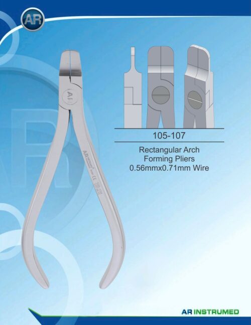 Kieferorthopädie Zangen Rectangular Arch Forming Pliers 0.56mmx0.71mm Wire