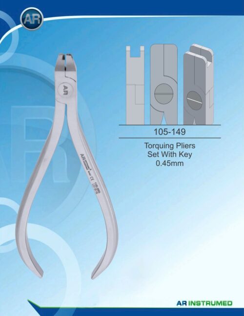 Kieferorthopädie Zangen Torquing Pliers Set With Key 0.457mm