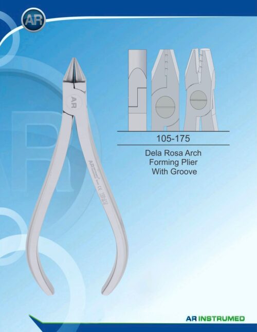 Kieferorthopädie Zangen Dela Rosa Arch Forming Plier With Groove