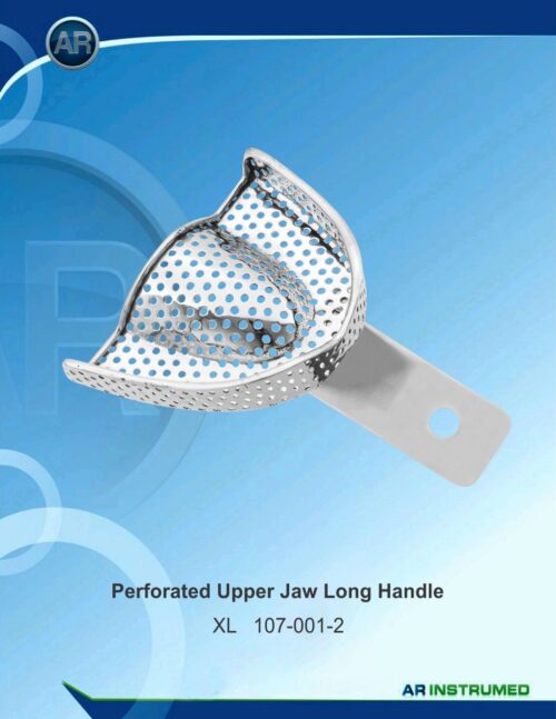 Abdrucklöffel Perforierte Upper Jaw Long Handle XL