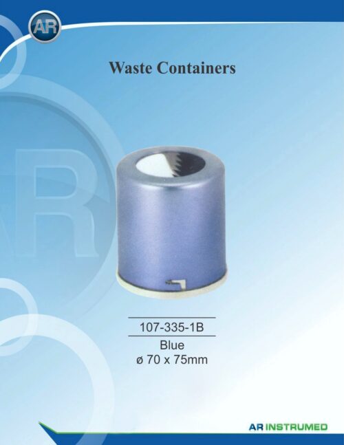 Waste Behalter Blue ø 70 x 75mm