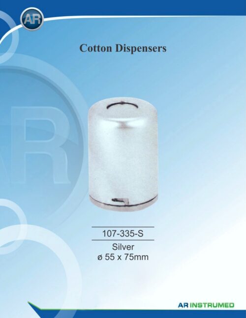 Cotton Spender Silver ø 55 x 75mm