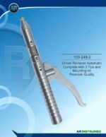 AR INSTRUMED automatischer Kronenentferner Deutschland Edelstahl Titan Federgriff 3 Spitzen Montageset PFM Kronen dental instrument sterilisierbar