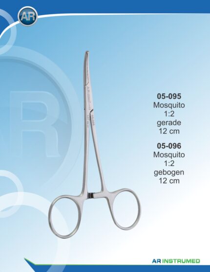 Mosquito Forceps Curved 1:2 12cm