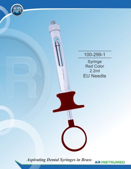 Syringe Blue Color 2.2ml EU Needle