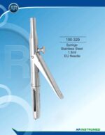 Syringe Stainless Steel 1.8ml EU Needle Blue Plasma - Image 3