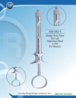 Single Ring Type Syringe Stainless Steel 2.2ml EU Needle - Image 2