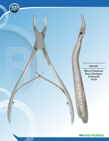 Micro-Friedman Os Rongeur en forme de S 15cm