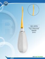 Root Elevator Fig.2 Bayonet Mesial 3mm – Bild 2