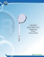 Mouth Mirror No.5 Magnifying 24mm Cone Socket - Image 2