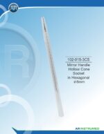 Mouth mirror Handle Cone Socket in Hexagonal ø8mm