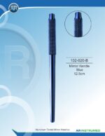 Mouth Mirror Handle Blue 12.5cm - Image 2