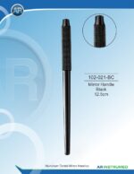 Mouth Mirror Handle Black 12.5cm - Image 2