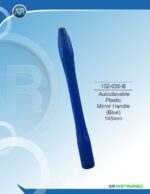 Autoclavable plastic mirror handle (Blue) 145mm