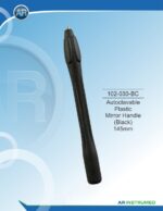 Autoclavable plastic mirror handle (Black) 145mm