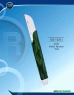 AR INSTRUMED Messer mit Holzstruktur, 18 cm, hergestellt aus hochwertigem medizinischem Edelstahl mit Griffdesign in Holzoptik, korrosionsbeständig und langlebig. Geeignet für präzise Schneide-, Modellier- und Wachsbearbeitungsarbeiten im zahntechnischen Bereich. Ergonomischer Griff für sicheren Halt und komfortable Handhabung. Autoklavierbar und sterilisierbar, ideal für den professionellen dentalen Einsatz.