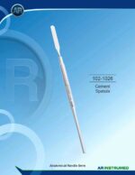 Zementspatel mit 6 mm Griff, hergestellt aus hochwertigem medizinischem Edelstahl, korrosionsbeständig und langlebig. Geeignet zum präzisen Mischen und Applizieren von Dentalzement, Gips und ähnlichen Materialien. Autoklavierbar und sterilisierbar, ideal für den professionellen zahnmedizinischen Einsatz.