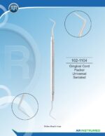 Gingival Cord Packer Universal Serrated Solid Handle 6mm - Imagen 2