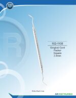 Gingival Cord Packer Square 2.8mm Solid Handle 6mm