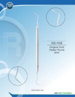 Gingival Cord Packer Round 3mm Solid Handle 6mm - Image 2