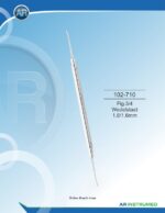 Fullungsinstrumente Fig.3/4 Wedelstaet 1.6/1.6mm Hohl Griff 6mm