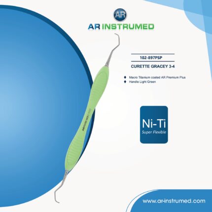 AR INSTRUMED Gracey Kürette 3–4 Niti-beschichtet Deutschland Dentalinstrument Parodontologie sterilisierbar