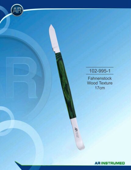 Cuchillo Palo Textura Madera 17cm