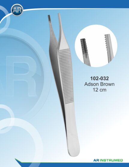 AR INSTRUMED Adson Brown Pinzette Deutschland Edelstahl Dentalinstrument sterilisierbar chirurgisch