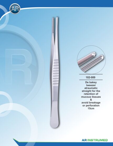 AR INSTRUMED DeBakey Pinzette 15 cm Deutschland Edelstahl Dentalinstrument sterilisierbar