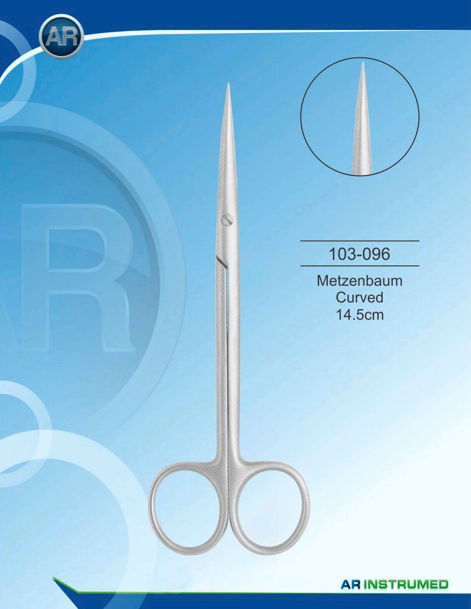 103-096A.jpg Metzenbaum Curved 14.5cm – Image 1