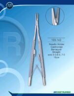 Needle Holder Castroviejo Barraquer Straight wire 5-0,6-0, 7-0 15cm - Image 2