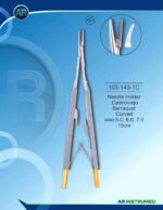 Needle Holder Castroviejo Barraquer Curved wire 5-0, 6-0, 7-0 15cm - Image 2