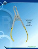 Clamp Forceps Smooth Tip