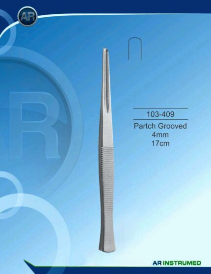 Bone chisel Partch Grooved 17cm 4mm