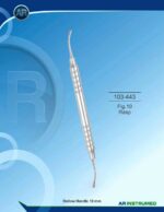 AR INSTRUMED Miller Knochenfeile, doppelseitig, 10 mm, Deutschland, Edelstahl, Dentalinstrument, Implantologie, sterilisierbar