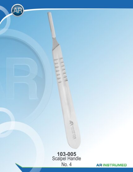 AR INSTRUMED Skalpellgriff Veterinär Nr. 4 130 mm aus Edelstahl für chirurgische Präzisionsanwendungen Deutschland